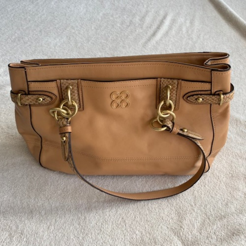 Coach Colette Leather Carryall Purse